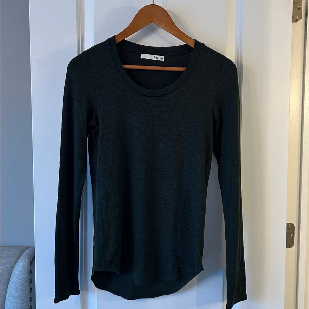 Wilfred Dark green Long Sleeve Top